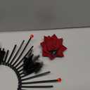 Yalice Black Frida Flower Headband Halloween Gothic Headpiece Day of the dead Floral Crown for Women