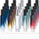 Domensi 20 Pcs 10 ml Glass Perfume Atomizer, Amber Color