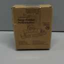 LEVERLOC Soap Holder Dish with Hooks for Shower, Bar Suction Cup Soap Tray Wall Mounted, Rustproof Stainless Steel Sponge Holder Caddy for Bathroom Bathtub Kitchen Sink, Brown (1 Tire)