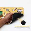 tokidoki Cute Mouse Pad for Desk, Kawaii Gaming Mouse Pad, Large XXL Computer Laptop Mice Pad 3mm Anti-Slip Rubber Base with Stitched Edges for Gamer, Office & Home 35.43 x 15.75 in