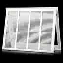 2012 Return Air Grille [Duct Opening Size] Return Vent Cover for Wall or Ceiling,Steel Return Air Grill Removable Face/Door for 1 inch Filters (20"W x 12"H [Duct Opening])