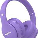 MIDOLA Kids Headphones Bluetooth 5.4 Wireless 68H Play Time Volume Limit 85/94dB Over-Ear Foldable Headset,Type-C Fast Charging,Wired Aux Mic for Toddler Child Pad Tablet Light Purple