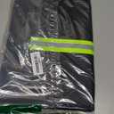 Fireproof Document Bag with Lock, Non-Itchy Silicone Coated Fire Resistant Money Bag for Cash, Waterproof Safe Storage Pouch Organizer for A4 Legal Documents, Passport, Jewelry & Tablet (13.3*0.98*9.2 inch, Black)