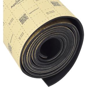 157mil 18sqft Sound Deadener for Cars-Auto Closed Cell Foam Noise Deadening Material-Heat Shield Insulation Dampening Mat, 1Roll