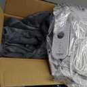 Sunbeam 50"x60" Electric Heated Throw Blanket, 4 Heat Settings, Auto Shut-Off, Machine Washable - Grey Galway Plaid