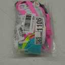 popvil Women's One Piece 2025 Tummy Control Swimsuits Neon Color Block Swimwear Deep V Neck Slimming Bathing Suit (Medium, Black&blue)