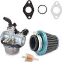 ATV Carburetor PZ19 with Fuel Filter and 35mm Air Filter for 50cc 70cc 80cc 90cc 110cc 125cc ATV Dirt Pit Bike Taotao Honda CRF By LIAMTU