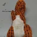 Indestructible Robust Dino, Durable Interactive Robustdino Dog Toy, Squeaky Dog Toys For Aggressive Chewers, Soft Dog Toys, Unbreakable Stuffed Plush Dog Toy Aggressive Chewers (A ORANGE)