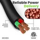 GEARit 100 ft SOOW Portable Power Cable 10/4 Gauge, 10 AWG 4-Conductor 600V Electrical Wire, Flexible Rubber Cord for Generators, Motors, Welder Machines, EV Chargers, Industrial Outdoor Use