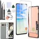 OLED for Google Pixel 7 Pro Screen Replacement LCD Touch Screen Digitizer Assembly for Pixel 7 Pro GP4BC GE2AE Display with Tools(Support Fingerprint)
