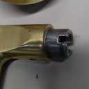 Leydebong 1 Pack Gold Door Handles Interior, Brushed Gold Door Knobs, Heavy Duty Door Levers for Bath/Bedroom, Reversible for Right/Left Handed Doors