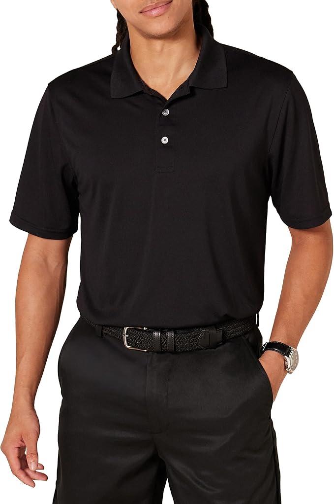 Amazon Essentials Mens Golf Polo Shirt, Moisture-Wicking Quick Dry, Short Sleeve (X-Large, Grey Paint)