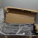 Metal Freestanding Dog Gate Outdoor-6 Panels with Door, Extra Wide Foldable Pet Fence with Pet Monitor Adapter, 32'' Height Tall Dog Gate for Doorways, Stairs, Hallways, Yard, Indoor