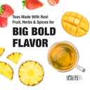 Tiesta Tea - Fruity Paradise, Loose Leaf, Strawberry Pineapple Green Tea, Premium Blend, Medium Caffeinated Green, Make Hot or Iced & Brews Up to 50 Cups, 4oz Refillable Tin (EXP 04/13/28)