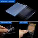 400 Pcs Ultra Clear Perfect Fit Sleeves for MTG, Perfect Inner Sleeves for Double Sleeving 64x89mm