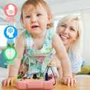 Toddler Busy Board With LED Light - Baby Game Sensory Toy,Light Switches Montessori Toy for 3 Year OldKids Educational Learning Activities Toys,Easter Basket Stuffers Ideas for 3 4 5 6 Boys Girls