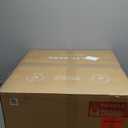 POLY & BARK Mid Century Modern Enzo Black Dining Chair – Solid Oak Wood Splat Back Chair, 18" Seat Height, 32" Tall – Stylish MCM Kitchen & Dining Room Chair