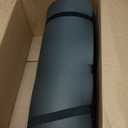 Retrospec Solana Yoga Mat 1" Thick w/Nylon Strap for Men & Women - Non Slip Exercise Mat for Home Yoga, Pilates, Stretching, Floor & Fitness Workouts (Graphite)