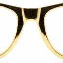 GloFX Ultimate Diffraction Glasses - Gold - 3D Prism Rainbow Effect - Great Edm, Festival, Concert, Fireworks, Christmas Lights, and Rave Accessory - Gold Frames
