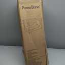 Pamo Babe Portable Crib Baby Playpen with Mattress and Carry Bag (Black)