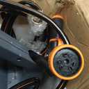 Giraffe Tools Retractable Garden Hose Reel 1/2 Inch x 155 with 5 ft Leader Hose, Heavy Duty, Any Length Lock, Slow Return System, Wall Mounted and 180 Deg Swivel Bracket