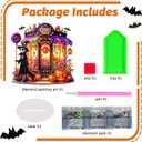 Tabletop Ornament DIY Diamonds Art Painting kit, Tabletop Diamond Art Kits for Adults, Halloween Diamonds Painting Desk Placement Ornament, Special Shaped Rhinestone Gem Diamonds Arts Painting Kit