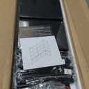 Dresser for Bedroom with 9 Drawers, Anti-Tip Tall Fabric Chests Storage Organizer Tower Furniture with Wooden Top Metal Frame for Clothes, Closet, Living Room, Hallway, Entryway (Black)