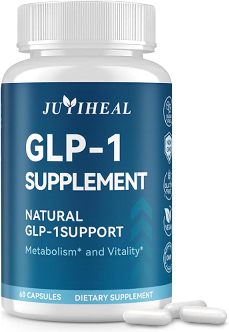 GLP-1 Supplement, GLP1 Support for Women & Men, Support GLP-1 Naturally, GLP 1 Supplement for Immune, Energy, Digestion, Gut & Overall Health GLP1 Levels - 60 Capsules