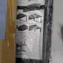 Expandable Adjustable Stackable Kitchen Organizer, Spice Rack,Metal Pantry Storage Shelves Racks,Counter Shelf for Cabinets, Countertop, Cupboard (2 Packs/Large/Black) (10.24"D x 16.6"~26.5"W x 6.1"/7.5"H)