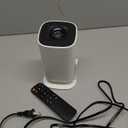 Mini Projector with Wifi and Bluetooth, Build-in Android 14, Portable Projector Outdoor&Ceiling Use, Auto Keystonet&270Rotatable, 200 Ansi, 4k Home Thearter Movie Projector for HDMI USB