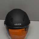 VEVOR Motorcycle Helmet, 3/4 Open Face, Adult Motocross Dirt Bike Helmet with Clear Visor, Comfortable Motorbike Racing Street with Detachable Liner for Men & Women, DOT Approved (Medium)