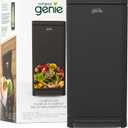 Kitchen Compost Bin, Black Stainless-Steel Large, 3.6 Gallon, Indoor Odorless Composting, Hands-Free, Washable Parts, Includes 8 Tear-Off Compostable Bags and 1 Carbon Filter