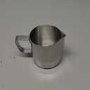 Milk Frothing Pitcher 12oz - 350ml, Kyraton Stainless Steel Espresso Steaming Pitchers with Decorating Pen,Milk Coffee Frother Cups Cappuccino Latte Art Barista Steam Pitchers Milk Jug Cup (Silver)
