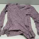 ANRABESS Long Sleeve Shirts for Women V Neck Casual Fall Tops Loose Fit Lightweight Sweaters Tunic Fashion 2025 Clothes (Medium, Purple)
