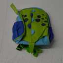 yodo Kids Insulated Toddler Backpack with Leash Safety Harness Lunch Bag (Green Dinosaur)