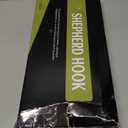 Ottsuls Bird Feeder Pole, 45 INCH Heavy Duty Shepherds Hooks for Outdoor with 5 Prong Base, Adjustable Stand Hanger for Garden Plant, Hummingbird Feeder, Lantern, Hanging Wedding Decor (1 Pack)