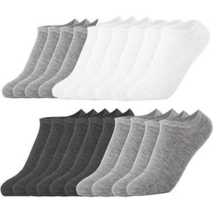 10 Pairs Ankle Socks No Show Sock Low-Cut Athletic Men Women Cotton Socks - 6 to 12 US