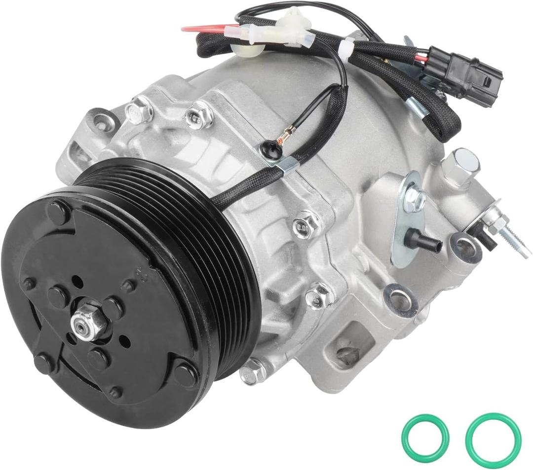 AC Compressor with Clutch Fits for Honda Civic 1.8 1.8L 2006 2007 2008 2009 2010 2011, CO 4918AC, 38810RNAA02 38810RRBA01