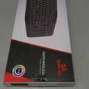 Redragon K503 Wireless Gaming Keyboard, 3-Mode (2.4G/BT/USB), RGB LED Backlit, Multimedia Keys, Fully Programmable Silent Membrane Keyboard with Wrist Rest for Windows PC Games (Black)