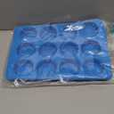 Sidosir 3Pcs Oreo Cookie Chocolate Silicone Mold, 12-Cavity Round Cylinder Oreo Chocolate Cover Molds for Candy, Silicone Baking Molds for Mini Cakes, Jelly