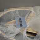 Amdrebio Beige Round Area Rug 4Ft for Bedroom, Boho Fluffy Plush Shag Furry Circle Rugs for Kids Room, Living Room Decor Aesthetic, Cute Shaggy Fuzzy Neutral Carpet for Nursery Preppy Dorm Baby Teens