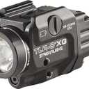 Streamlight 69434 TLR-8A G Flex 500-Lumen Low Profile Pistol Light with Integrated Green Aiming Laser for Select Handguns, Includes Rear Switches, Mounting Kit, and Keys, Black