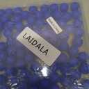 2 x LAIDANLA 120pc 15mm Deep Blue Silicone Beads for Keychain, Bracelet & Necklace Making