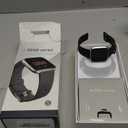 Fitbit Versa Lite Smartwatch,GPS,Charcoal/Silver Aluminum, One Size (S & L Bands Included)