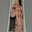 Travel Curling Iron,100-120V Dual Voltage Curling Iron 1 inch,2 in 1 Hair Straightener and Curler for Short/Shoulder Length Hair