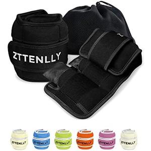 Adjustable Ankle Weights for Women Men and Kids | 20lb(10*2) Leg Wrist Ankle Weight Straps for Yoga, Walking, Running, Aerobics, Gym, Dance, Pilates, Cardio 