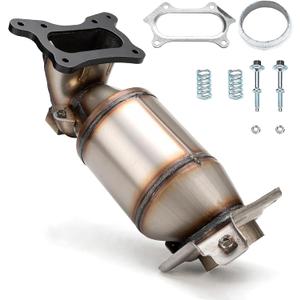 High Flow Front Catalytic Converter Kit Direct-Fit Honda CRV CR-V 2010 2011 2.4L Replace 641415