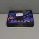 Dreamcolor Acrylic Interior Car LED Strip Light with Wireless APP, RGB 6 in 1 with 175 inches 600 LEDs Fiber Optic Car Ambient Lighting Kits, Sound Active Function LED Strip for Car Accessories