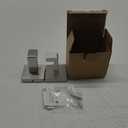 Heavy Duty Stainless Steel Towel Hooks, Wall Mounted Square Robe Hooks for Bathroom, Kitchen, Bedroom, Hotel Brushed Nickel 2 Pack