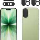 Front Camera Cover Compatible for iPhone 17 with Rear Lens Cover,Protect Privacy and Security But Not Affect Facial Recognition (2Pack) -2025 Updated Version